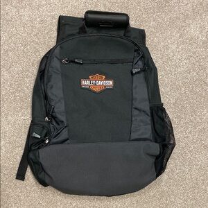 Harley-Davidson Black laptop Backpack with Iconic Logo